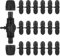 NVGVUP 18 Stück Gartenbewässerung Barbed Tee T-Anschluss mit Widerhaken, Micro Drip T-Stück Wasser Divider, 1/2 Zoll bis 1/4 Zoll Bewässerungsrohr
