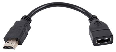 Quystetes -compatible Male To Female Extender Cable Short And Convenient For Chrome Cast, Fire, Stick Connection To Tv
