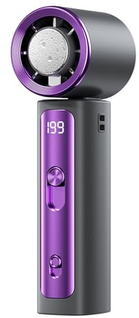 Ventola di raffreddamento portatile ricaricabile USB 199 velocità regolabili e tecnologia a semiconduttore ghiaccio scrivania collo appeso raffreddamento ghiacciato