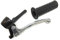Bremshebel Halter Einheit mit Choke Hebel passend für Hercules Prima M 2 3 4 5 S & Puch Maxi S/N – links – Mofa Moped Mokick – schwarz – Bremsgriffhalter mit Chokezugaufnahme