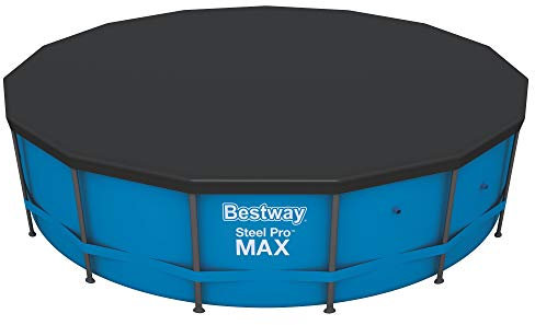 Bestway Unisex-Erwachsene 58036E Poolabdeckung, schwarz, 10-Feet