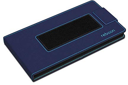reboon Hülle für Unnecto Quattro X Tasche Cover Case Bumper | Blau | Testsieger