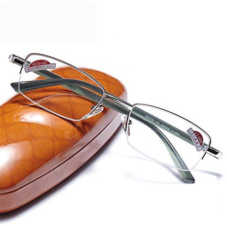 SYTH Lesebrille mit Blaulichtfilter, Rahmen aus Aluminiumharz, Anti-Blaulicht-Brille für Mobiltelefone, Anti-Kratzer/Strahlen- / UV-Schutz, Ultraleichte Lesegeräte, Brillen für Damen und Herren