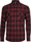 Urban Classics Checked Flanell Shirt Männer Flanellhemd schwarz/Burgund 4XL