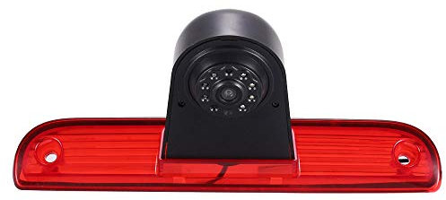 Dynavsal Transporter Van Bremsleuchte Rückfahrkamera,wasserdichte Nachtsicht HD Auto Rückfahrkamera für FIAT Ducato X250 X290 Bus Kasten/Peugeot Boxter/Citroen Jumper