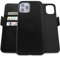 Dreem Fibonacci 2in1 Handyhülle Flipcase für iPhone 12 & 12 Pro | Magnetisches iPhone Case | TPU Etui Lederhülle Schutzhülle, RFID Schutz, Veganes Kunstleder, Geschenkbox | Schwarz