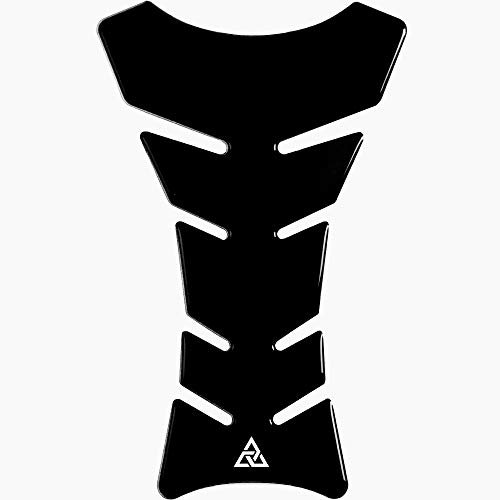 Autodomy Paraserbatoio Moto Tank Pad Protezione Serbatoio Adesivo per Moto Nero V1 20x12,5 cm | Copri Serbatoio Moto Universale Resistente a Pioggia e Sole