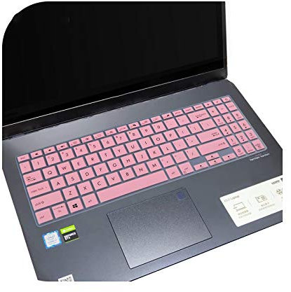 Keyboard cover Keyboard Protection for ASUS, Protective Keyboard Cover for ASUS Zenbook 15 Ux534Ftc Ux534F Ux534Ft Ux534Fa UX 534 Fyc Ft A9010T A9009T 15.6 Inch -Pink