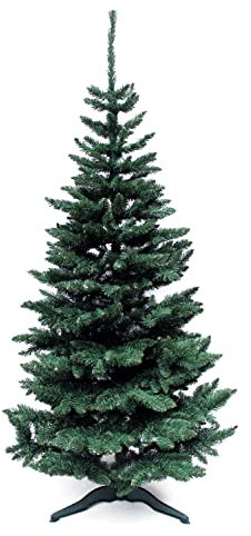 Künstlicher Weihnachtsbaum 220 cm mit 844 Zweigen inkl. Ständer Tanne Christbaum dunkel Grün