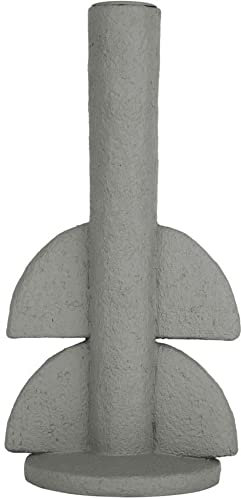 Candle Holder Half Bubbles polyresin warm Grey 11,3 x 9,4 x 22cm