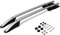 Chromemaster | Dachreling Dachträger | Kompatibel mit VW Amarok 2010- ; Zur Befestigung der Dachgepäckträger, Dachboxen oder Dachfahrradträger | Robuste Konstruktion aus Aluminium | TÜV