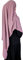 Yaqeen Khimar Hijab für Muslima – Jazz Stoff, weich & dehnbar – Dreieck Kopftuch, blickdicht, atmungsaktiv – Sofort tragbar ohne Nadeln – Gebetskopftuch, flieder