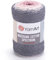 YarnArt Makramee-Baumwoll-Makramee-Schnur, 250 g, 250 m, 80% Baumwolle, Makramee-Seil, mehrfarbiges Makramee, buntes Makramee-Garn, Gewicht Kammgarn – Aran (4) (1306)