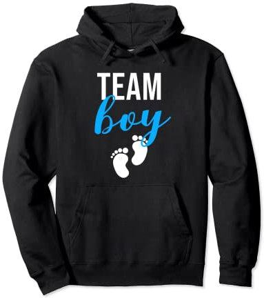 Team Boy Gender Reveal Baby Shower Sexe pour bébé Rose ou bleu Sweat à Capuche