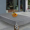 laro Wachstuch-Tischdecke Abwaschbar Garten-Tischdecke Wachstischdecke PVC Plastik-Tischdecken Eckig Meterware Wasserabweisend Abwischbar AP, Muster:Blau Weiß Karo, Größe:100x130