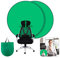 Greenscreen Hintergründe,GRABADO Runder Green Screen Stuhl 142cm,Portable Doppelseitig Faltbarer Greenscreen Rollo in einem,Für Fotografie,Videospiele und Live-Übertragungen（1 Stück）