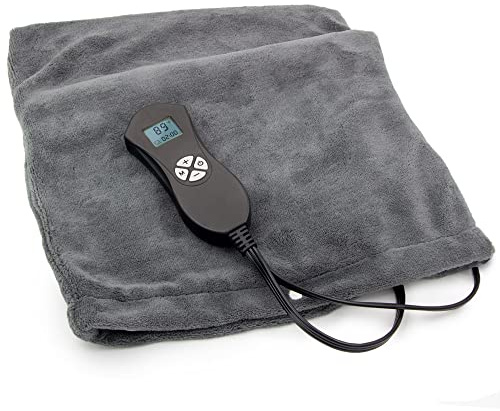 DMI Digital Ultra Soft Heating Pad with Fully Customizable Heat Setting and Moist Heat Insert, Programmable Timer, FSA & HSA Eligible