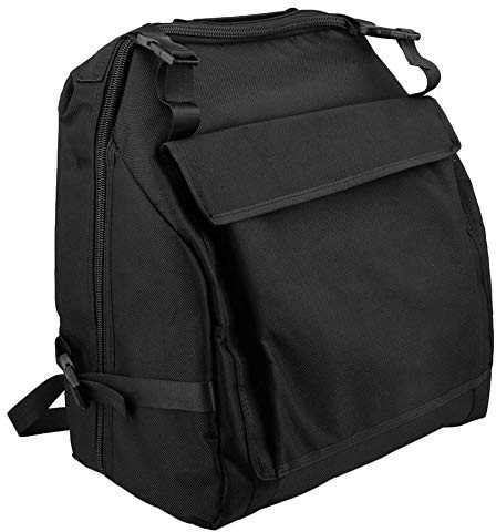 Peukerty Schwarzer Oxford Akkordeon Koffer Aufbewahrungs Tasche für 48 Bass Akkordeons