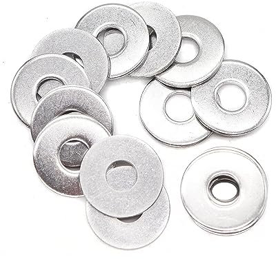 60 Piezas Arandelas Planas, Arandelas de Acero Inoxidable M8, Arandela Plana Ala Ancha para Tornillos, Tuercas, Varilla Roscada