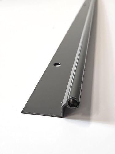 Awning C rail T5 T6 LWB SWB 1 piece drilled holes various sizes powder coated Grey 240 cm (SWB)