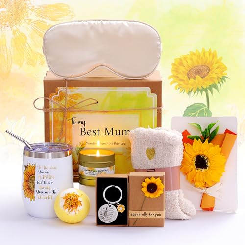 Sranich Mum Sunflower Gifts for Mum - Birthday, Christmas & Mother's Day Ideas