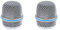 2 set Replacement Blue Steel Mesh Microphone Grill Head Parts Accessory BETA 57A, Silver