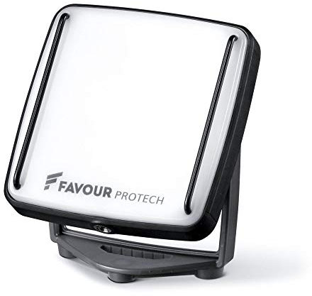 Favour Akku Baustrahler magnetisch, LED-Strahler mit robustem Gehäuse, 515 Lumen, Akku aufladbar über USB - Leistungsstarker Arbeitsleuchte - IP67 Staub- und Wasserdicht