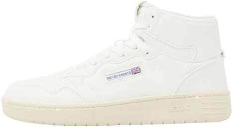 British Knights Herren NOORS MID Sneaker, Weiß, 45 EU