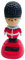 JAWSEU Solar Tanzendes Spielzeug Auto Armaturenbrett Tänzerin Wackelköpfe Spielzeug Soldat Shaking Head Tänzerin Figur Armaturenbrett Ornament Tanzende Solarfigur Dashboard Puppe Auto Dekoration