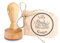 Dekolando Katze Stempel personalisiert Kinder - mit persönlichem Namen - Kinderstempel Namensstempel Motivstempel Holzstempel Ø 24 mm - Stempelkissen optional (Katze)