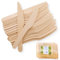 Clearly 1000 Wooden Disposable Knives, Eco Friendly Biodegradable Compostable 16.5cm Cutlery | Ideal for Picnic, Party, BBQ, Restaurant, Home Daily Use