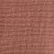 SUGARAPPLE Bio Musselin Stoff zum Nähen für Kinder | Stück 1 m x 135 cm | Baumwollkrepp Meterware | Öko Tex Standard | Doppelagige Gaze, Mull | Für Babydecken, Kleidung, Kuscheltücher | Uni Terracotta