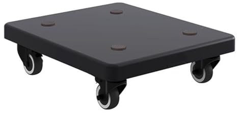 HYDTGZ Subwoofer Base Stand Speaker Base Tray Speakers Isolation Stand Speaker Stabilizer Base with Universal Caster for Homes, Offices, Cinemas, Concert Halls,A,35x 35cm