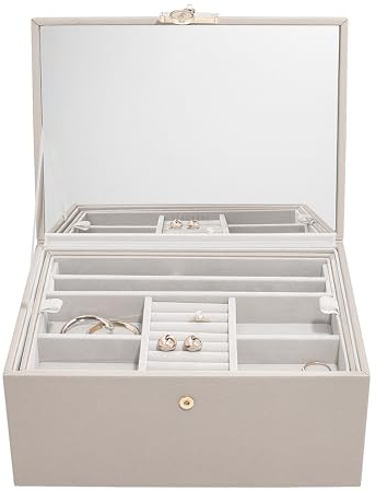 Stackers Taupe Luxury Classic Jewellery Box