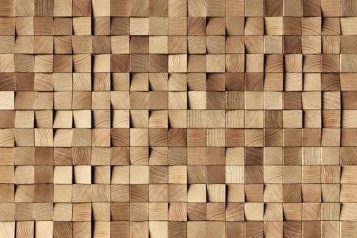 A.S. Création Fototapete Wood Graphics 3,75 m x 2,50 m - WALLLOVE Holztapete Grafisch in Braun inkl. Kleister - DD129582