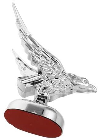 YOSADIER Fliegender Adler Kühlerfigur Auto Motorhauben Ornament Einsetzbare Fahrzeug Dekoration Installieren Elegantes Design Aus Kunststoff Leicht Abnehmbar