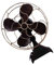 Cabilock Rustic Iron Vintage Fan Standing Fan for Bedroom Decor Vintage Style Photo Prop