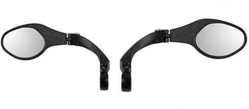 Sicherheit Radfahren Flexible Spiegel Blind BC0431 Fahrradspiegel Lenkerhalterung Straße Rückspiegel mofa spiegel(Pair)