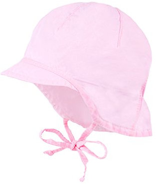 maximo Baby-Mädchen Schildmütze, Nackenschutz Mütze, Rosa (Zartrosa 30), 45
