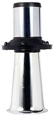 Qiilu 110DB Horn, 12 V 110DB Auto Auto Lkw Antike Vintage Alten Stil Horn Sirene AHH OOO GAH AHOOGA OOGA(Silber)
