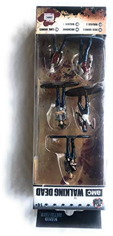 Jada Toys Nano Metalfigs 30412 M-FIGS WD - 5 Pack 1A, 1.65, Multicolore : figurine miniature de collection de The Walking Dead, Wave 1, 5 pièces, 4,2 cm