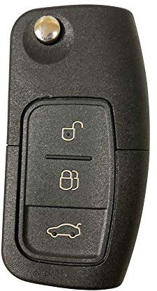 LAGE Ricambio Chiave per Telecomando Ford Focus Mondeo Fusion Fiesta Ka Kuga S-Max C-Max Galaxy Guscio con Lama a 3 Tasti