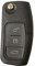 LAGE Ricambio Chiave per Telecomando Ford Focus Mondeo Fusion Fiesta Ka Kuga S-Max C-Max Galaxy Guscio con Lama a 3 Tasti