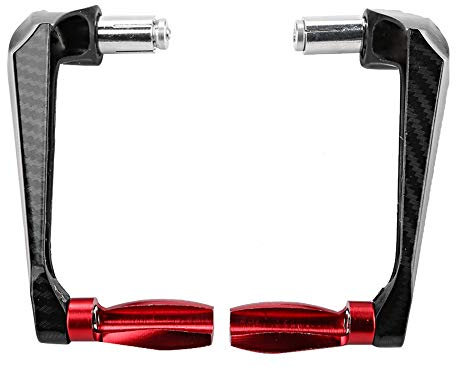 Lenkerschutz Handschutz Lenkerschutz Kupplungshebelschutz Lenker Motorradbremse für Mountainbikes Roller Motorrad Motorrad(red)