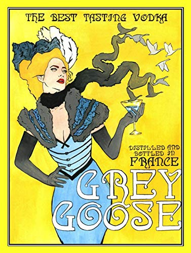 Keviewly Grey Goose Vodka Retro Novelty Bar/Pub Metal Tin Sign 12 X 8