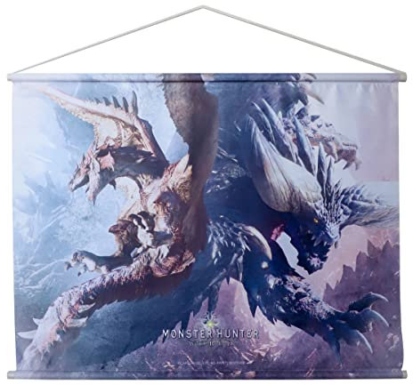 SAKAMI Monster Hunter World Rathalos & Nergikante Wallscroll 80x60cm - offiziell lizensiert