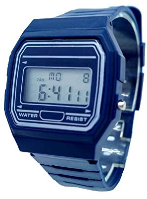 BDM - Reloj clásico Casiopea Original para Hombre Mujer, niña o niño de Pulsera Digital con Alarma. Un Regalo Vintage. - Multicolor