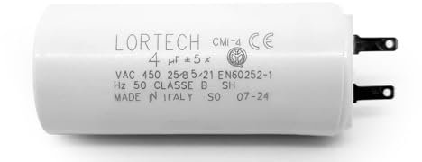 Condensateur 4µF pour moteur de volet roulant Cosses 2.8 mm