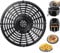 woojfcang Air Fryer Replacement Grill Pan Air Fryer Replacement Accessories Round Air Fryer Grill Plate Non-Stick Air Fryer Rack for Kitchen, Home (20 * 20c*1.5cm)