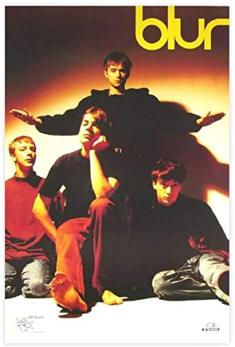 Enartly Foto Auf Leinwand Alternative Rock Band Blur Rock Music Art Poster e Wall Art Picture Print Modern Family Room Décor 30x50cm Senza Cornice